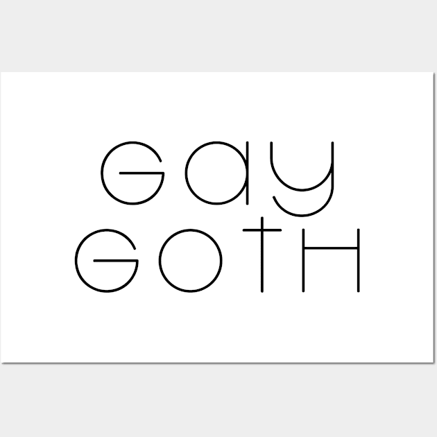 Gay Goth Wall Art by prismpixels